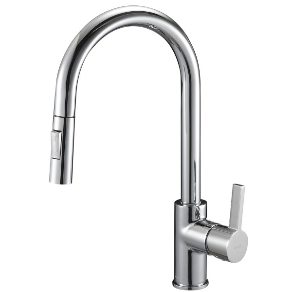 Змішувач для кухонної мийки з висувною лійкою EDN4-A