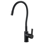 Змішувач для кухонної мийки з гнучким виливом EDN4-F-YB