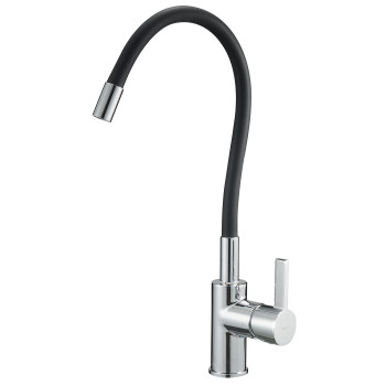 Змішувач для кухонної мийки з гнучким виливом EDN4-F-KB