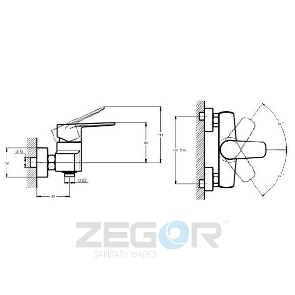 Змішувач для душу BGX5 Змішувач для душу BGX5