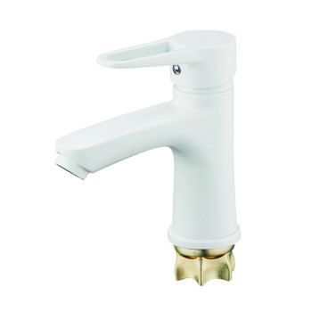 Змішувач для умивальника PUD1 "Білий матовий"