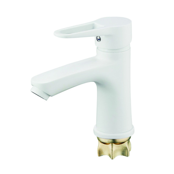 Змішувач для умивальника PUD1 "Білий матовий"