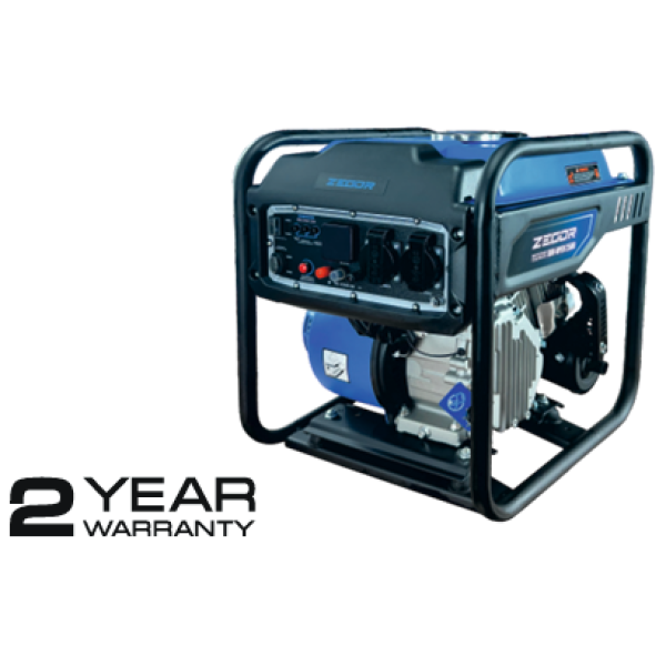 Інверторний бензиновий генератор відкритого типу 2.5 кВт Zegor DIN-OPEN2500