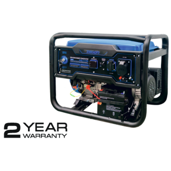 Бензиновий генератор 8 кВт Zegor DNB-7777WE
