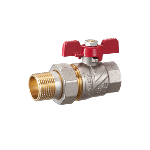 Кран кульовий з американкою прямий PN40 20 FA12