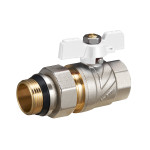 Кран кульовий з американкою прямий "антипротікання" PN40 15 FAO11