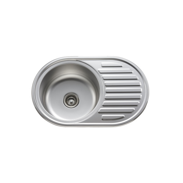 Мийка вирізна DECOR 0.8mm-180mm без сифона MD-7750SN
