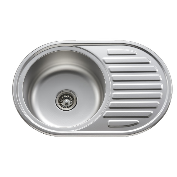 Мийка вирізна DECOR 0.8mm-180mm без сифона MD-7750SN