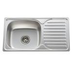 Мийка вирізна DECOR 0.8mm-180mm без сифона ME-7642SN