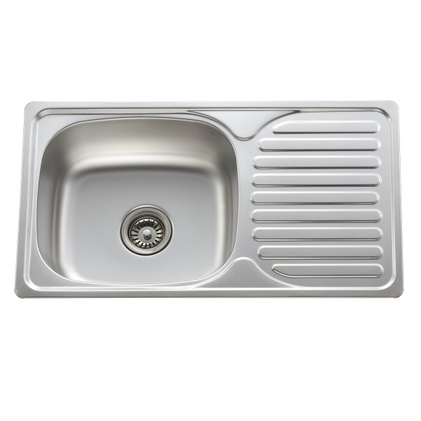 Мийка вирізна DECOR 0.8mm-180mm без сифона ME-7642SN