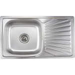 Мийка вирізна  SATIN 0.6mm-160mm без сифона MT-7848EN